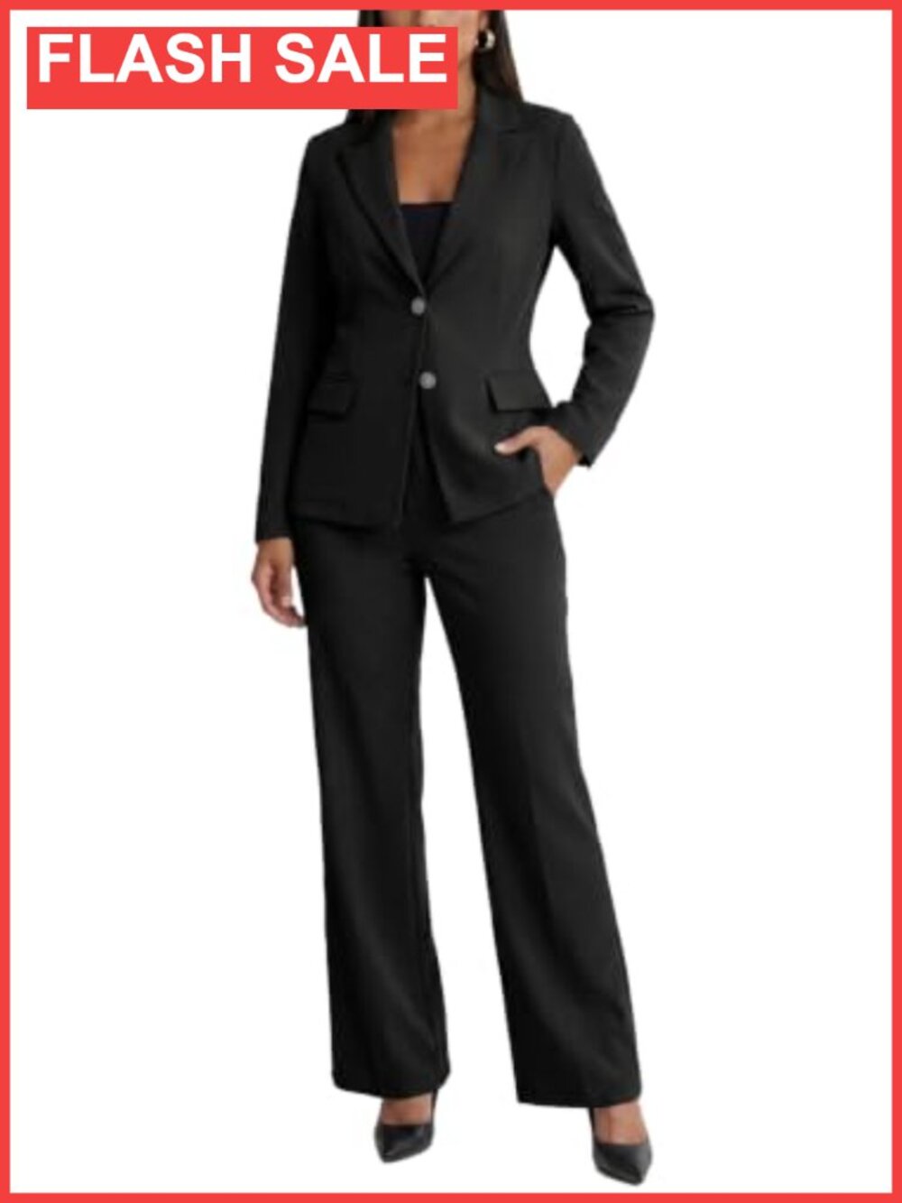 Women's 2 Piece Business Casual Blazer Pants Set